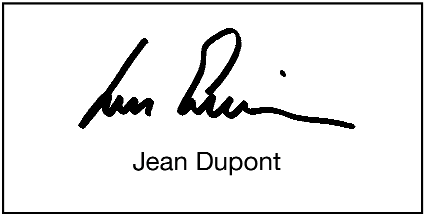 Tampons signature   – Créer et commander en ligne 