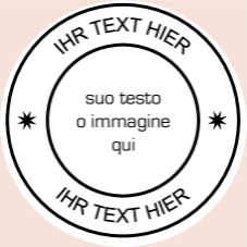 Timbri rotondi   – Progettare e ordinare online da soli 