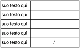 Scegliere questo modello: 1539