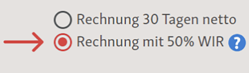 Bezahlen mit WIR Bezahlen mit WIR
