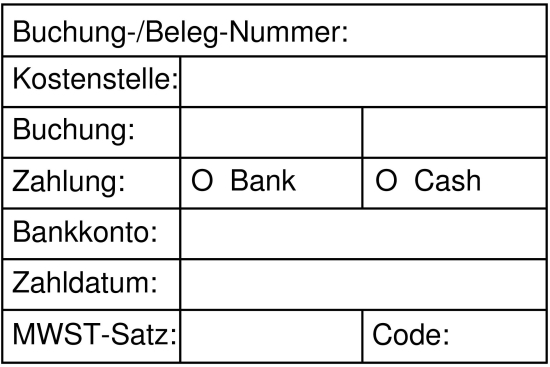 Von wegen abgestempelt!
