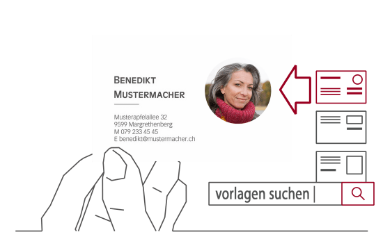 Cartes de visite recto verso