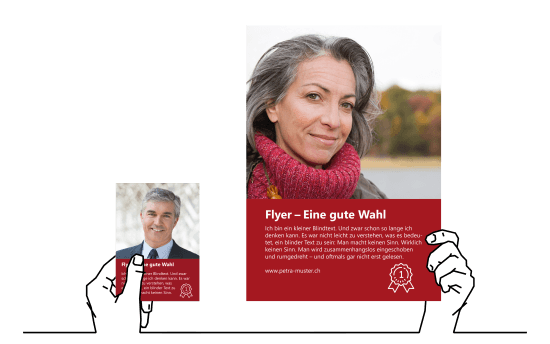 Flyer 4-coloured unfolded