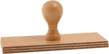 Wooden stamp 180×60 mm (10114)
