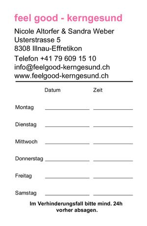 Visitenkarten-Bestellung 375977